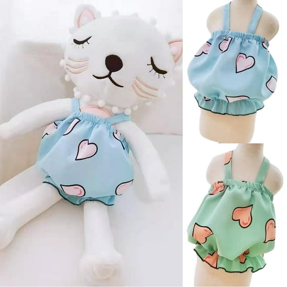 Cheers.US Pet dog cat clothes spring and summer new teddy bear fadou small dog sunscreen breathable Chiffon suspender skirt