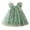 Green, variant on FAOWME Toddler Girls Sleeveless Butterfly Embroidered Flowers With Wing Tie Tulle Holiday Dress Dance Party Dresses Sundress Green 2-3 Years
