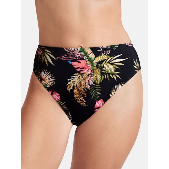 Sofia by Sofia Vergara Women's and Women's Plus Cheeky High Waist Bikini Bottom