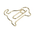 thumbnail image 4 of Shaped Paper Clips, Light Portable Golden Color Cute Paper Clips Electroplating Process  For Document Classification For Daily Use, 4 of 8
