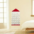 thumbnail image 6 of Advent Calendar with 24 Pockets Decorations Fillable Shelves Reusable Organizers Red, 6 of 8