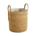 thumbnail image 1 of S SERENABLE Cache-Pot Ornement Panier Tressé pour Balcon Salon Roohelf m, 1 of 9