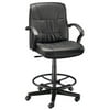 Alvin Art Director Executive Leather Chair Drafting Height