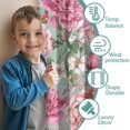 thumbnail image 3 of Blackout Kids Curtains,Pioneer Flower Floral Print Pattern Childrens Insulated Curtains Set Of 2,Bedroom Essentials,Toddler Room Decor 52"x63", 3 of 5