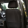 thumbnail image 7 of For 2019-2023 GMC Sierra 1500 2500HD 3500HD Base | SLE FH Group Neoprene Waterproof Custom Fit Car Seat Covers Rear Set Black, 7 of 7