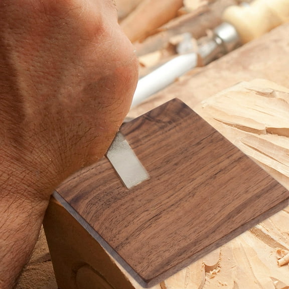 WHAMVOX  2 Pcs Unpainted Wood Block Basswood Blocks for Carving Coffee