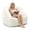 White, variant on MOALCOFER Bean Bag Chair, Soft Foam Lazy Sofa Chair with Premium Memory Foam Filler for Living Room, Bedroom