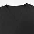 thumbnail image 6 of COMVALUE V Neck Scrub Tops Women Stretchy Pocket Nurse Scrubs with Medical Uniform Fit (Black, XXL), 6 of 6
