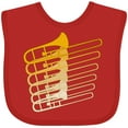 thumbnail image 3 of Inktastic Trombone Line Boys or Girls Baby Bib, 3 of 4
