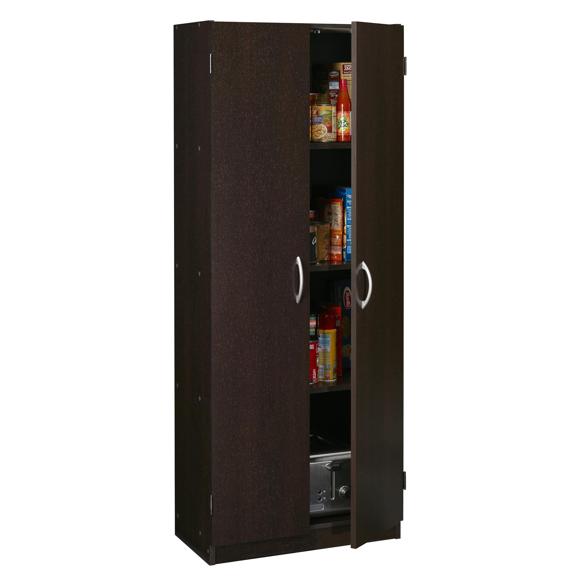 Double Door Storage Pantry, Espresso - image 2 of 6