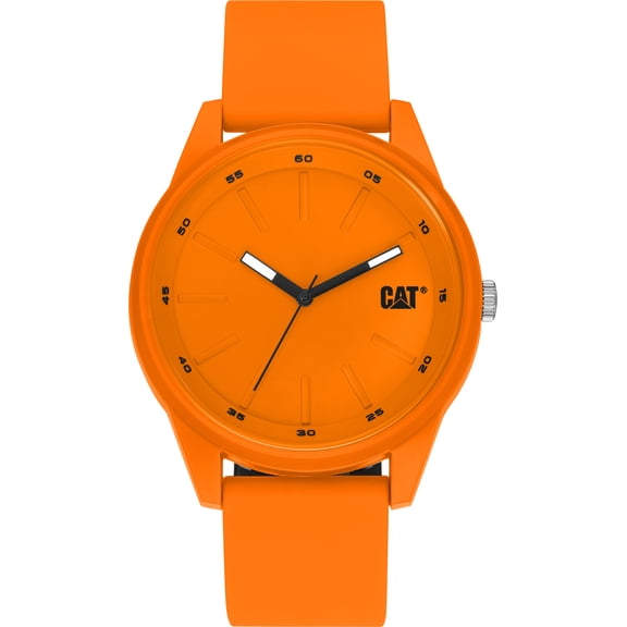 Cat Insignia Orange Men Watch, 42 mm case, (LJ.180.28.828)