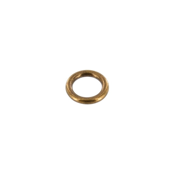 OR0 Antique Brass, Thick O-Ring, Solid Brass-LL, 1/2"