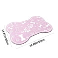 thumbnail image 3 of SHJHENG 19.69×11.81 Inch Bone Shaped Diatomaceous Earth Pet Feeding Mat, Waterproof Non-Slip Quick Dry Wipe Clean Food Bowl Tray Mat For Cats Small Medium Dogs, 3 of 7