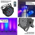 thumbnail image 4 of Efavormart 220V Auto Play Party Spotlight W/Remote, 36 LED DJ Stage Uplight, RGB Multi-Color Sound Activated Strobe Par Light, 4 of 10