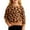 Brown, variant on WOYY Toddler Girls Leopard Print Sweatshirt Long Sleeve Round Neck Pullover, Sizes 2-3T