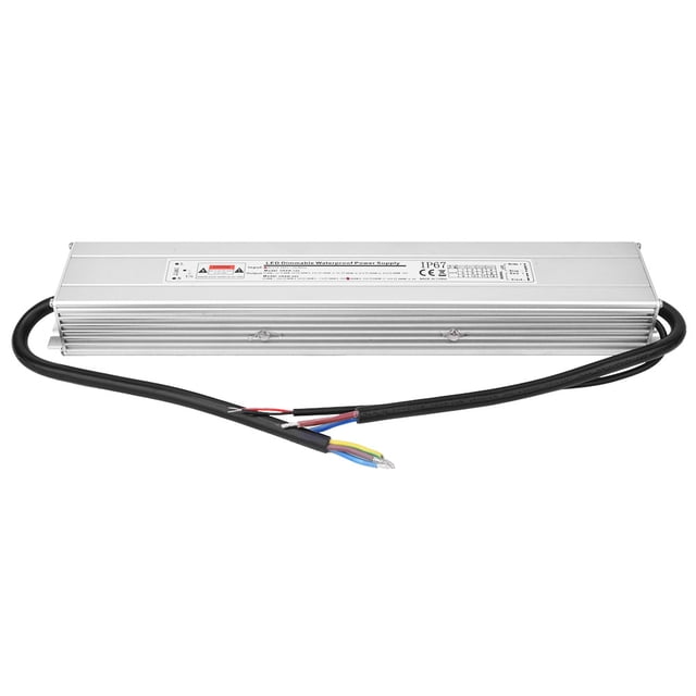 Fuente de alimentación regulable LED resistente al agua IP67 Entrada CA 170-260 V (50/60 Hz) Salida 24 V 200 W 8,33 A