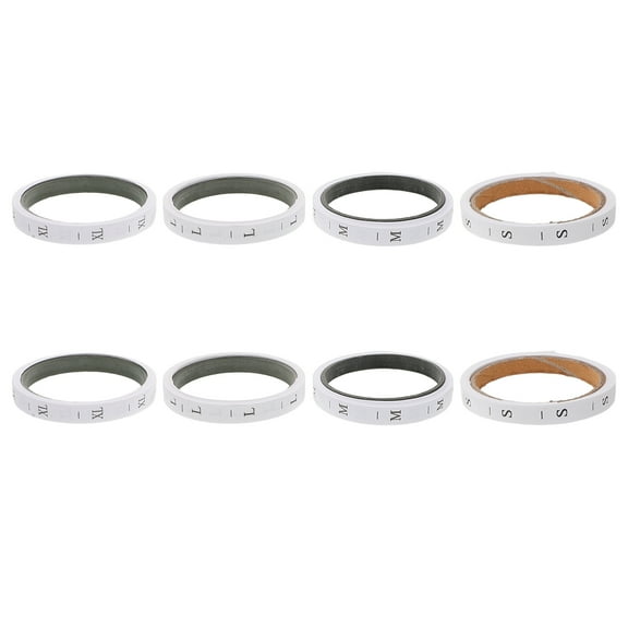 HONMEET White Polyester Clothing Labels for Sewing, Crafting, Garments, Trousers, Iron-On or Sew-In Tags