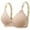 Beige, variant on Women Underwear Solid Bra Thin Comfort Show Gathered Breathable Support Drop Bra for Everyday Wear 38 Beige