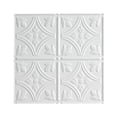 thumbnail image 1 of Fasade Easy Installation Traditional 1 Matte White Glue Up Ceiling Tile/ Ceiling Panel (12" X 12" Sample), 1 of 3
