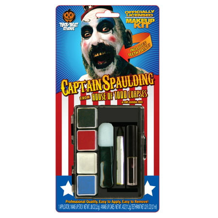 House of 1,000 Corpes Adult Costume Makeup Kit Captain Spaulding