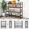 thumbnail image 3 of Zapatero extensible SNTD 47-78 cm, ajustable, de 4 niveles, 3 of 9