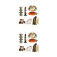 thumbnail image 1 of Methold Juego de juguetes para masticar duraderos y elegantes de para animales, conejos, juguetes de Guinea, paquete de juguetes para masticar juego de 12 piezas 2piezas, 1 of 6