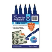 Dri Mark (10 pens) Counterfeit Bill Detector Marker Pen With Biogard, Suppresses Bacteria and Other Pathogens, Made in The USA, Fake Money Checker - Money Loss Prevention Tester & Fraud Protection