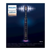 Philips Sonicare Diamondclean Smart 9700 Electric Toothbrush, Sonic Toothbrush with App, Pressure Sensor, Brush Head Detection, 5 Brushing Modes and 3 Intensity Levels, Lunar Blue, Model HX9957/71