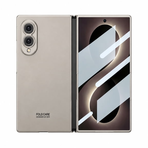 Sanwo for Samsung Galaxy Z Fold 8 Case, Slim Hard PC Shock Absorbent Protective Cover with Camera Protection, Titaniumgray