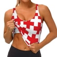 thumbnail image 3 of Hirioo Red Cross 1 for Women's Sports Vest with Full-Print Design, Stretchy Fabric and Removable Pads-Large, 3 of 8
