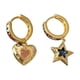 thumbnail image 4 of Pendientes únicos de estrella asimétrica, hermosos, de lujo, ligeros, con diseño de nicho, pendientes de alta calidad para mujer, 4 of 6