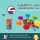 thumbnail image 4 of Educativo Montessori Sensory Puzzle Kid Rainbow Match Toy (18 Big Animal) Ehuebsd libre de BPA, 4 of 8