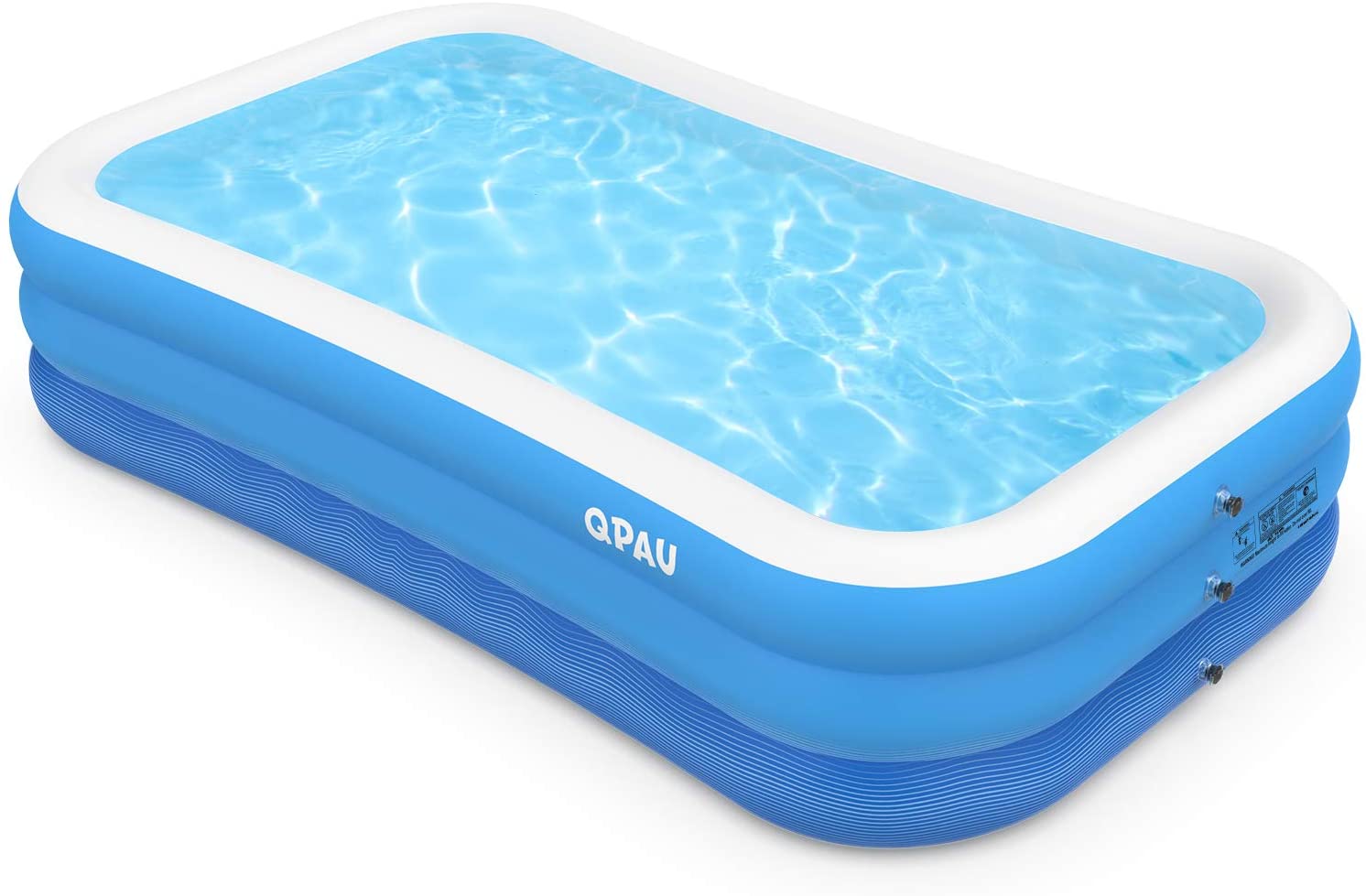 IYEFENG Inflatable Swimming Pool, 2021 Upgraded Family FullSized Blow