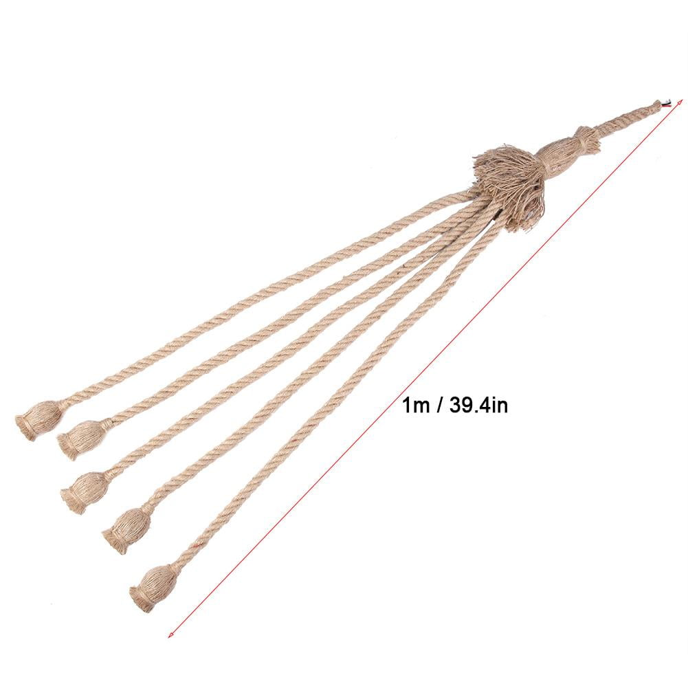 Greensen 1m E27 85-265V Retro Vintage Pendant Lamp Hemp Rope Ceiling