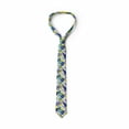 thumbnail image 3 of Modern Necktie, Geometric Retro Theme, Dress Tie, 3.7", Blue Yellow and Black, by Ambesonne, 3 of 3