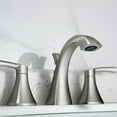 thumbnail image 3 of Vinnova Abbie Two-Handle 8-Inch Widespread Bathroom Faucet in Satin Nickel, 3 of 5
