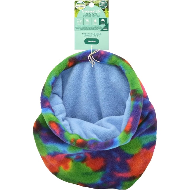 Oxbow Animal Health Enriched Life Cozy Cave, Large, Guinea Pig, Rabbit, Polar Fleece Cage Accessories