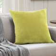 thumbnail image 1 of Funda de almohada decorativa EVOLIVE, 66 x 66 cm, con cremallera, color lima, 1 of 6