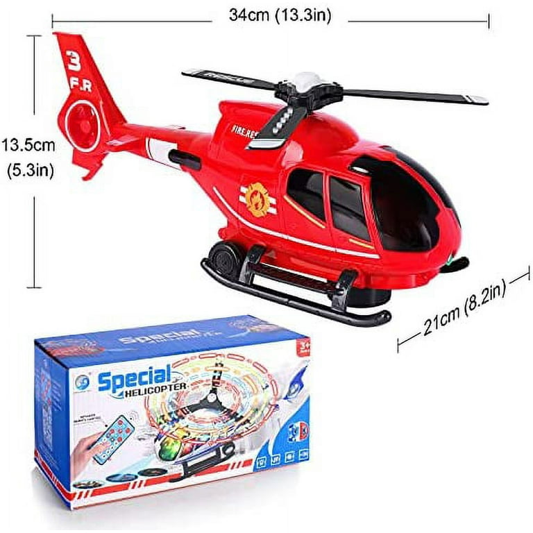 Airplane Toy Infrared Remote Control Plane Toys Helicopter with Lights and Music Aeroplane Toys for 3 4 5 6 7 8 Year Old Boys Girls Kids Toddlers Gift
