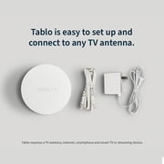 New Tablo 4th Gen 2-Tuner 128GB Over-The-Air DVR with No Subscriptions & works with any TV antenna