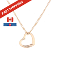 thumbnail image 1 of Mkay - Gold Heart Necklace Pendant, 1 of 3