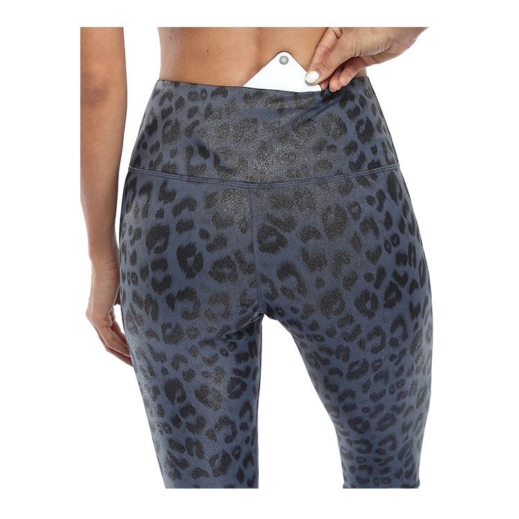 Women's Fleece Lined Yoga Pants Faux Leather Winter Warm Thermal Leggings