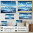 thumbnail image 4 of Designart "Serenity Amidst Alpine Peaks I" Landscape Mountains Floater Framed Wall Art Living Room, 4 of 5