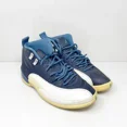 thumbnail image 2 of Ni - ke Ni - ke Mens Air Jordan 12 130690-404 Blue Basketball Shoes Sneakers Size 8.5, 2 of 5