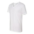thumbnail image 3 of Next Level Mens Cotton V - White - S - (Style # N3200 - Original Label), 3 of 4