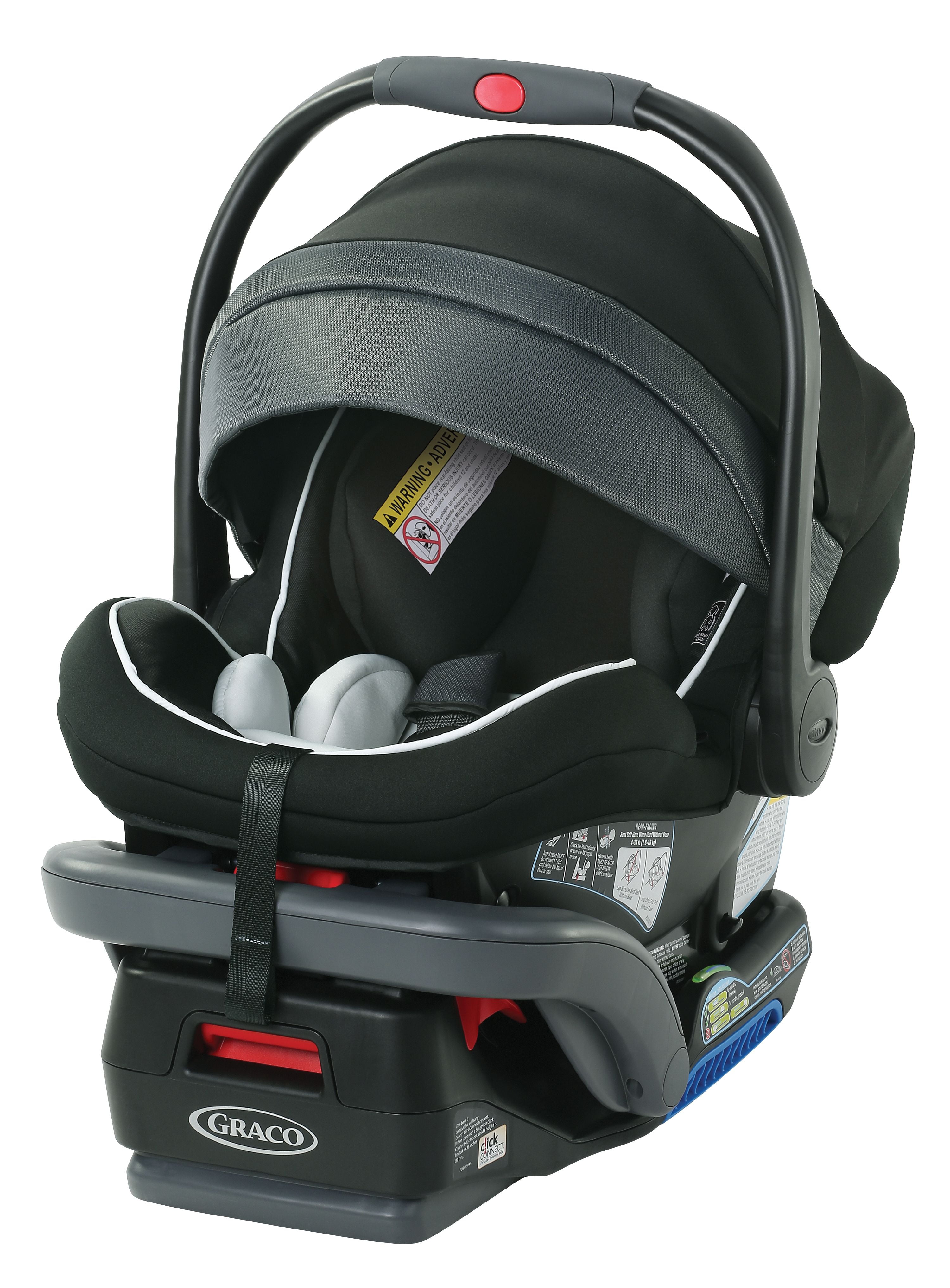 Graco Snugride Snuglock 35 Infant Car Seat Tenley Gray Com - How To Install Graco Infant Car Seat With Seatbelt