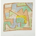 thumbnail image 2 of Paul Klee 20x21 Black Ornate Framed Double Matted Museum Art Print Titled: Church (1938), 2 of 5