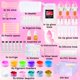 thumbnail image 2 of Kit para hacer brillos de labios WhizToys DIY, 74 unidades, morado, para niños, 2 of 7