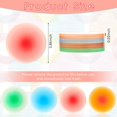 thumbnail image 2 of 8 Pieces Colorful Acrylic Coaster 3.9 Inches Cute Coasters Round Heat Resistant Holder Anti Slip Table Coasters Aesthetic Coasters for Coffee Table Home Decor Gift, 2 of 5
