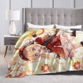 thumbnail image 4 of Genshin Impact Bed Blanket Air Conditioner Quilt Ultra Soft Flannel Blanket All Season Fuzzy Blanket Reversible Fluffy Plush Blanket 40"X30", 4 of 8